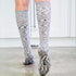 Space Dyed Cotton Grey/White Energy Socks